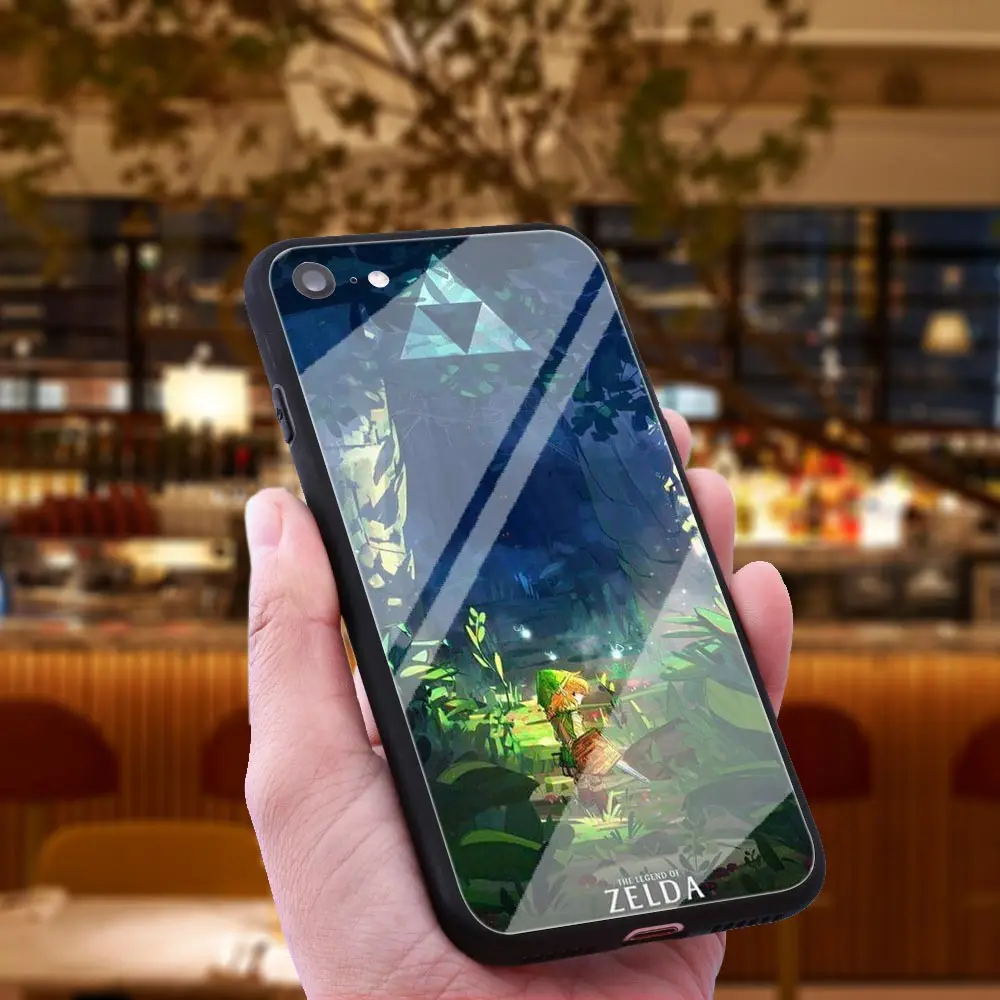 WEBBEDEPP Legend Of Zelda чехол из закаленного стекла для телефона Apple iPhone Xr Xs Max X или 10 8 7 6 6S
