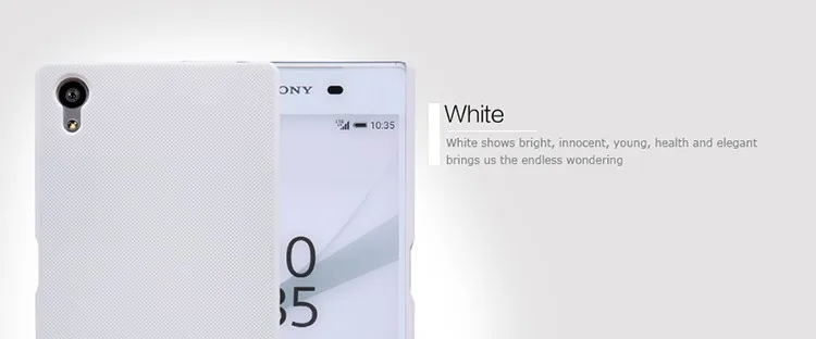 Для sony Xperia Z5 чехол NILLKIN суперматовый Чехол Жесткий Чехол для sony Z5 Чехол-сумочка для телефона с защитная пленка для экрана