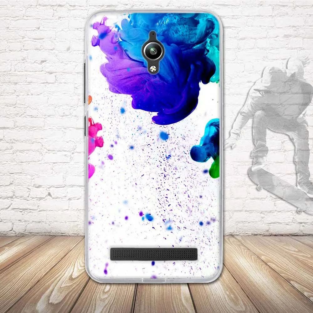 Роскошный силиконовый чехол с 3D принтом для Asus Zenfone Go ZC500TG мягкий из ТПУ ZC ZC500 500 500TG