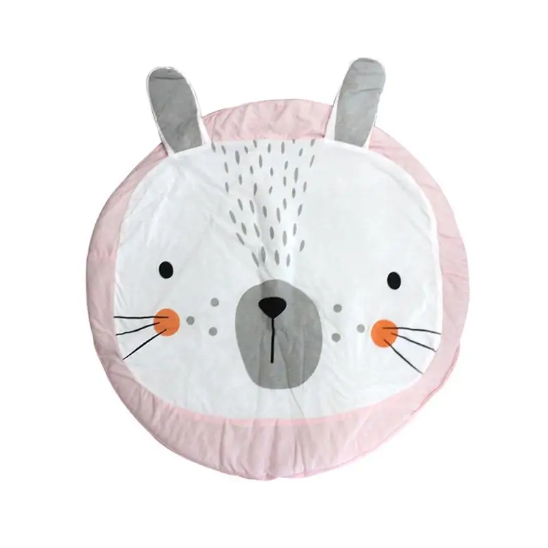 

Cartoon Animals Baby Play Mats Pad Toddler Kids Crawling Blanket Round Carpet Rug Toys Mat For Children Room Decor Photo Props