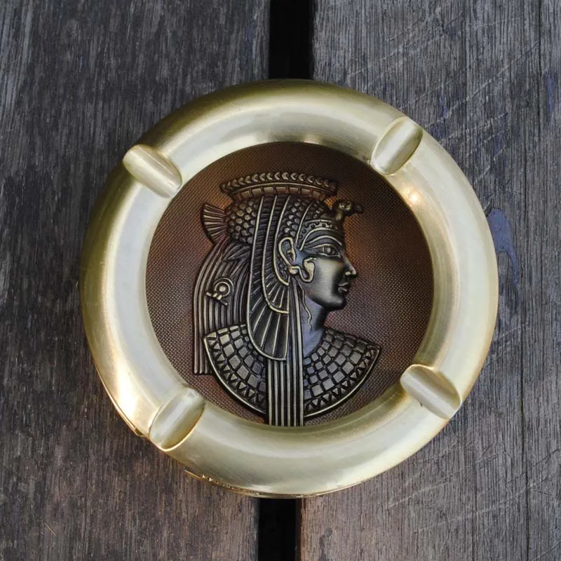 

Personalized pattern alloy metal ashtray fashion personality ashtray