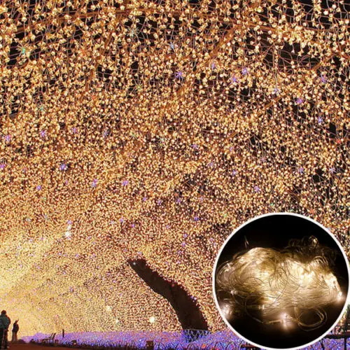 Уличная гирлянда-сетка 6 м x 4 672 светодиодов Рождественская сказочная гирлянда