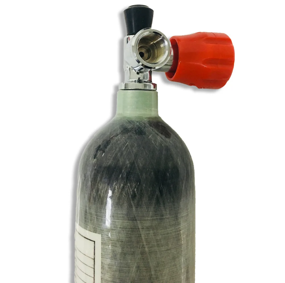 AC10211 2019 Fashion With Red Valve 2L 30Mpa 4500Psi Carbon Fiber Air Cylinder Diving Tank Gas Pack Scba From China Acecare