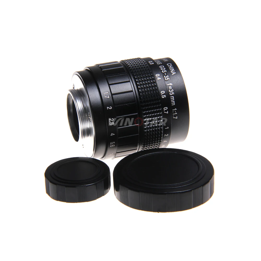 Fujian 35 мм F1.7 CC TV объектив + C кольцо для Canon беззеркальная камера EOS M M2 M3 M5 M6 M10 M100