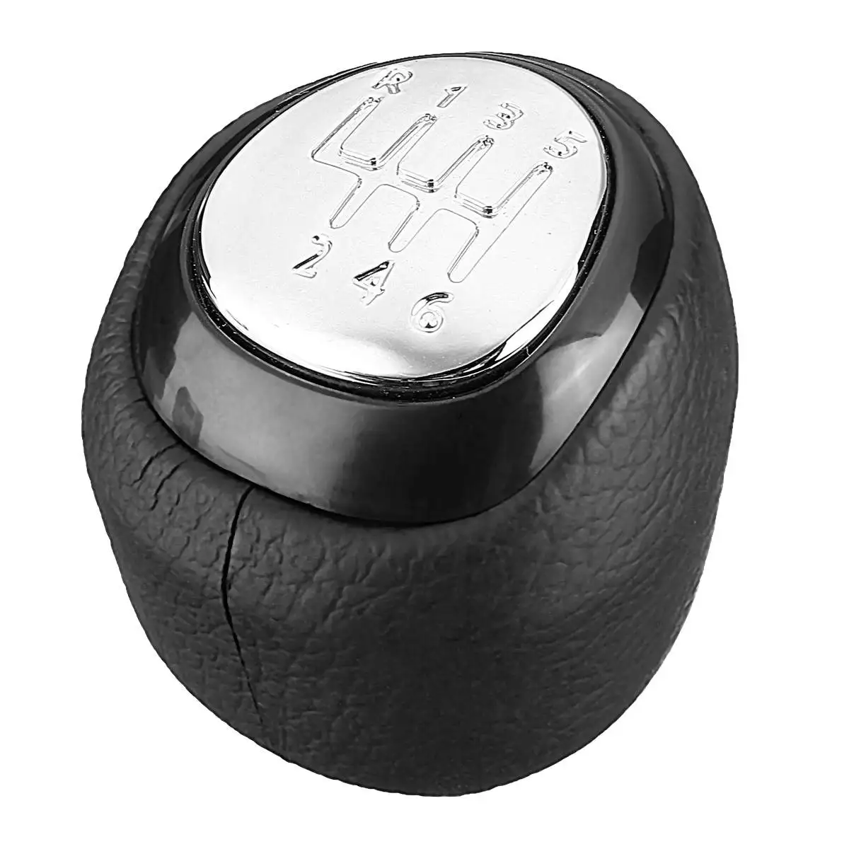 Для SAAB 93 9-3 2003 04 05 06 07 08 09 10 11 2012 1 шт. кожа Шестерни головки рукоятка рычага переключения передач палка Замена 55566206 55353898 хром