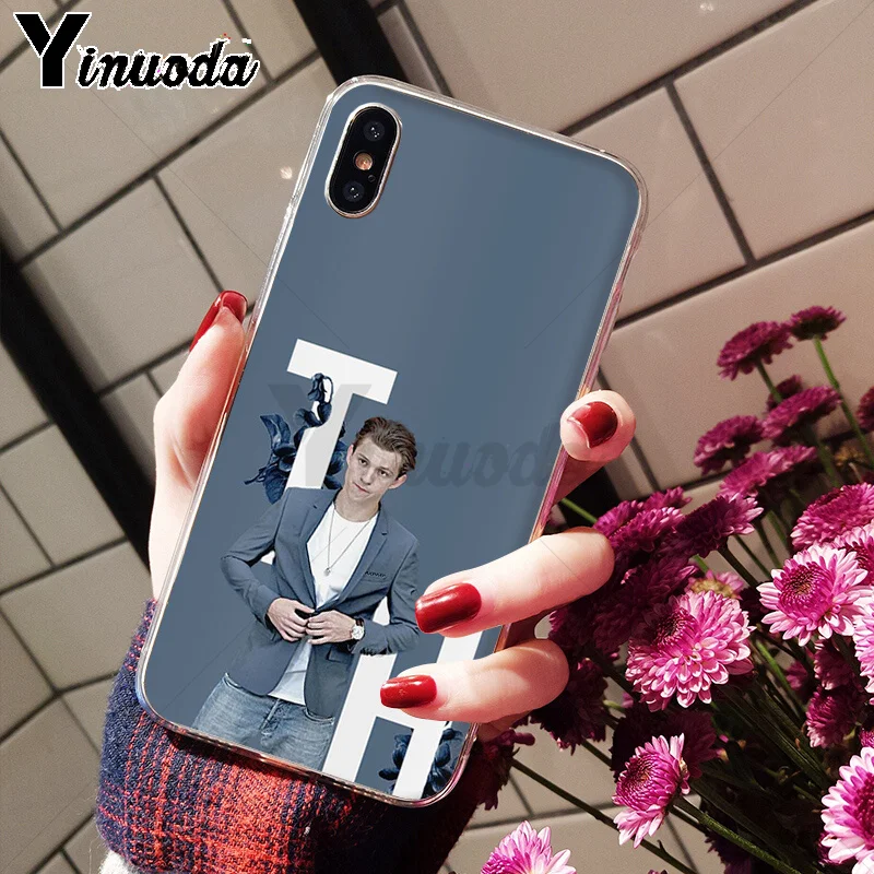 Yinuoda том Холланд Новое поступление сотовый Чехол для телефона для Apple iPhone 8 7 6 6S Plus X XS MAX 5 5S SE XR мобильные телефоны