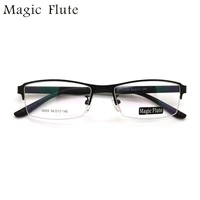 free shipping glasses classic vintage oculos stainless steel half frame eyeglasses with tr90 temple simple style d055