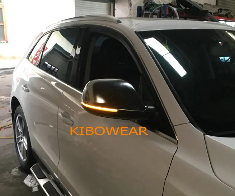 Kibowear для Audi Q5 SQ5 8R Q7 4L динамический мигалка светодиодный поворотник зеркало заднего вида световых индикатора 2010 2011 2012 2013