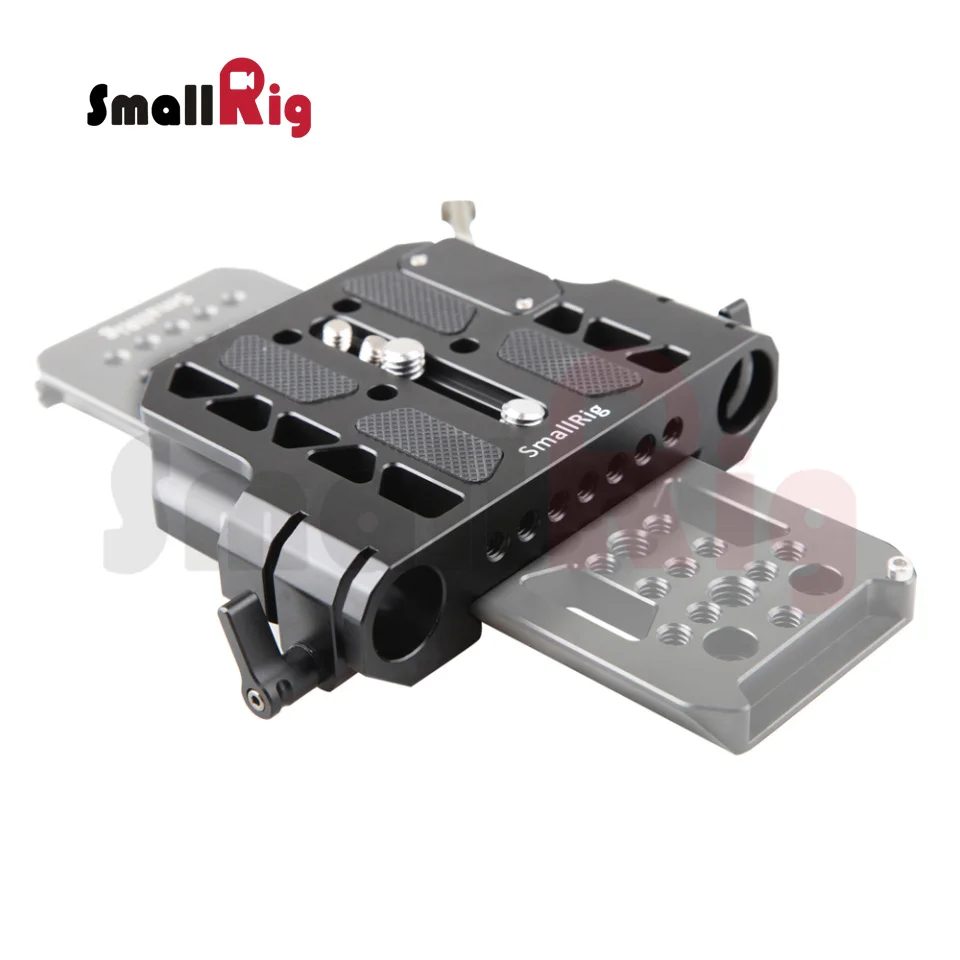 SmallRig быстросъемный зажим для DSLR камеры ласточкин хвост с 19 мм рельсовым зажимом для sony FS7, FS5, F55, для Canon C100/300- 1757