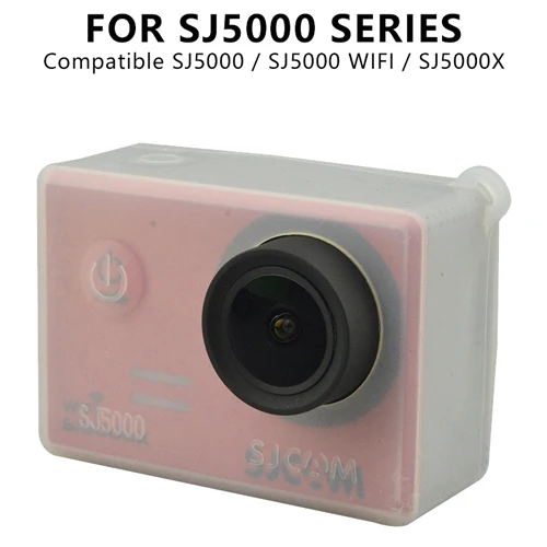 For SJ5000 SERIES SJCAM аксессуары силиконовый защитный чехол для SJ4000/M10/SJ5000 серии Спорт Экшн камеры - Цвет: For SJ5000 SERIES