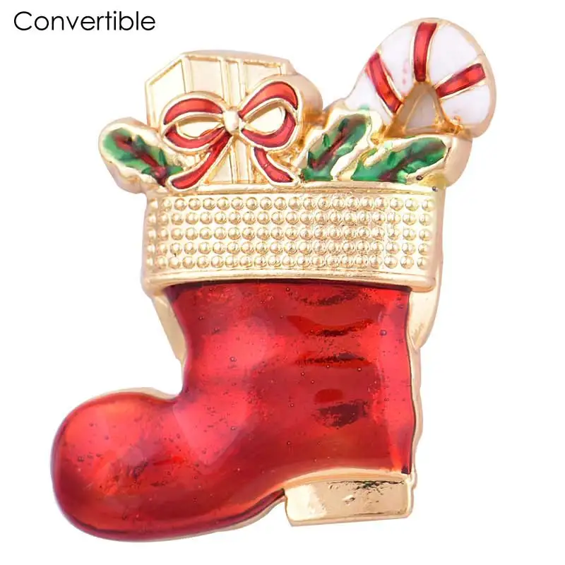 2018 Rivca жемчужная Камея металлические красные рождественские туфли Магнитная