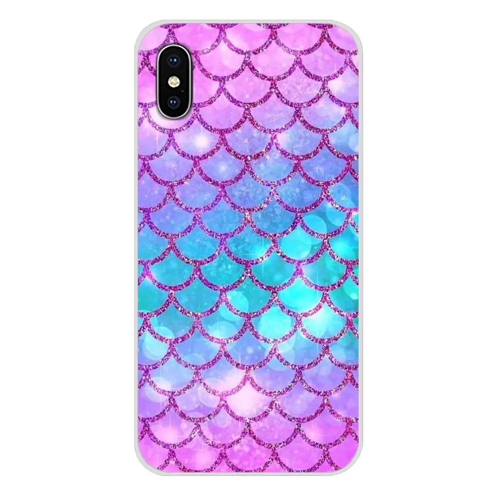 Mermaid Fish Scale Pattern Soft Transparent Shell Case For Samsung Galaxy J1 J2 J3 J4 J5 J6 J7 J8 Plus 2018 Prime 2015 2016 2017 | Мобильные
