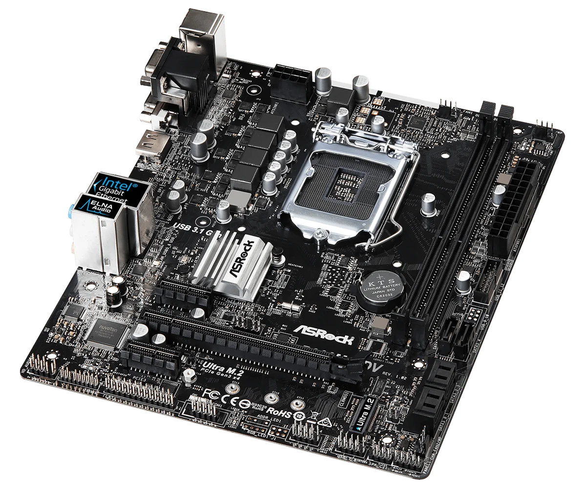 ASROCK B360M-HDV восьмиядерная плата LGA1151 DDR4 с поддержкой 8700 | Компьютеры и офис