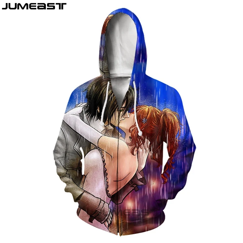 Jumeast бренд для мужчин/для женщин 3D печатных мультфильм Аниме Bleach куртка с длинными рукавами спортивный пуловер модные кепки капюшоном толстовки на молни
