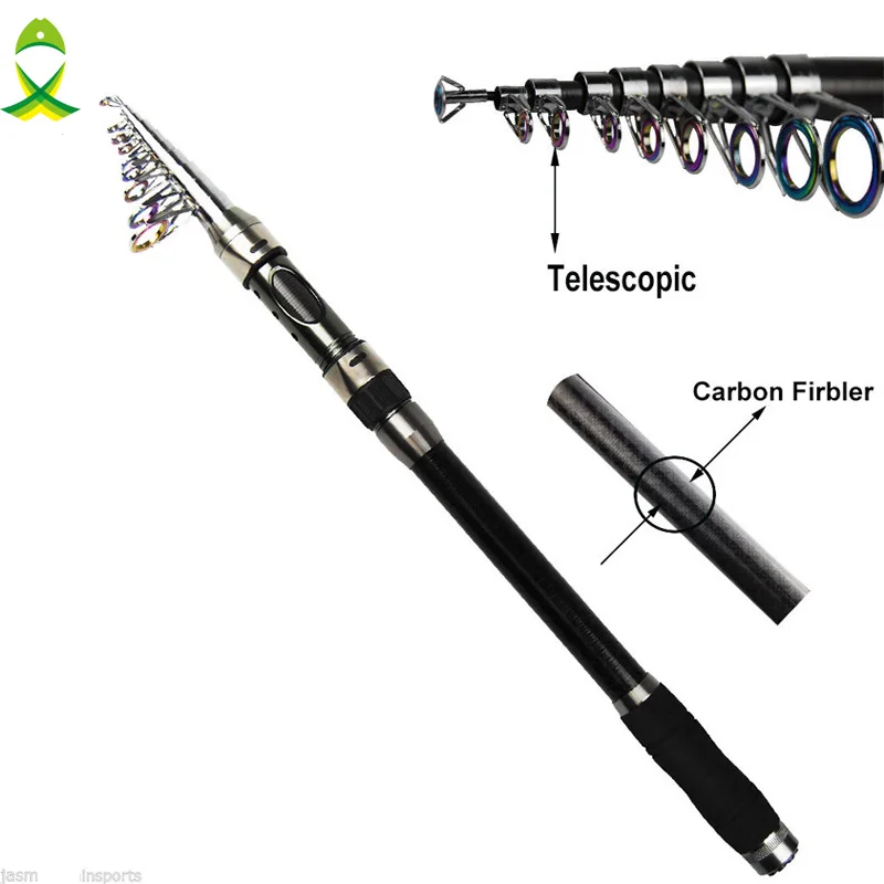 Портативная телескопическая удочка из углеродного волокна 2 1/2 4/2 7/3 0/3 6 м|telescopic