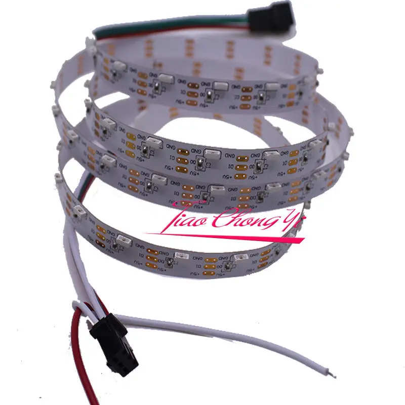 2 м 48 Светодиодный/M S Тип адресуемый WS2812 SK6812 светодиодный пиксельный RGB полосы