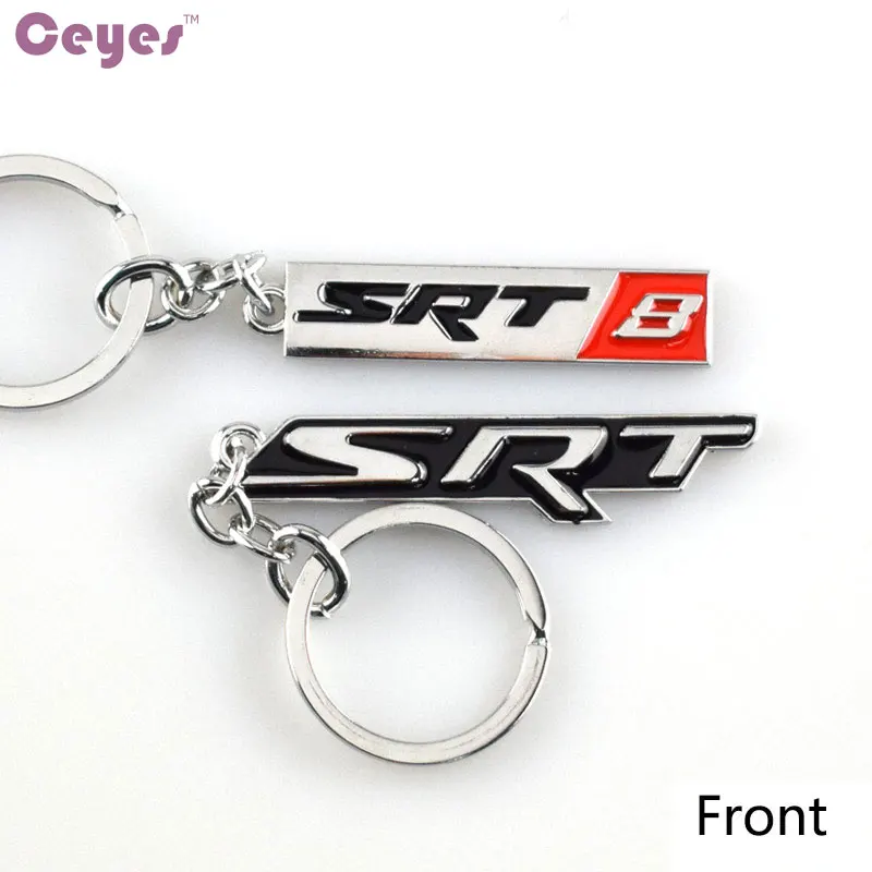 Ceyes автомобильный Стайлинг брелок для ключей чехол для Jeep Dodge SRT Cherokee Wrangler Liberty Chrysler SRT8 авто-Стайлинг Аксессуары
