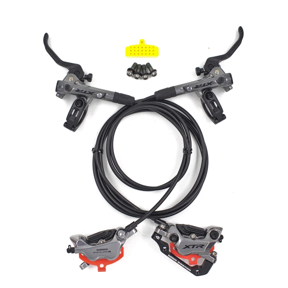 Shimano XTR BL BR M9120 гидравлические дисковые тормоза, 4 штуки/набор Высокое качество поршневой палец тормозной механизм горного велосипеда передняя/задняя 850/1550 мм