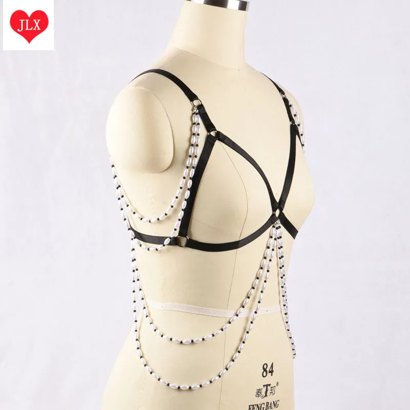 Новинка женское сексуальное нижнее белье жгут для тела жемчужная цепочка фетиш