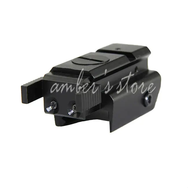 Тактический охотничий мини красный точечный лазерный прицел для пистолета с