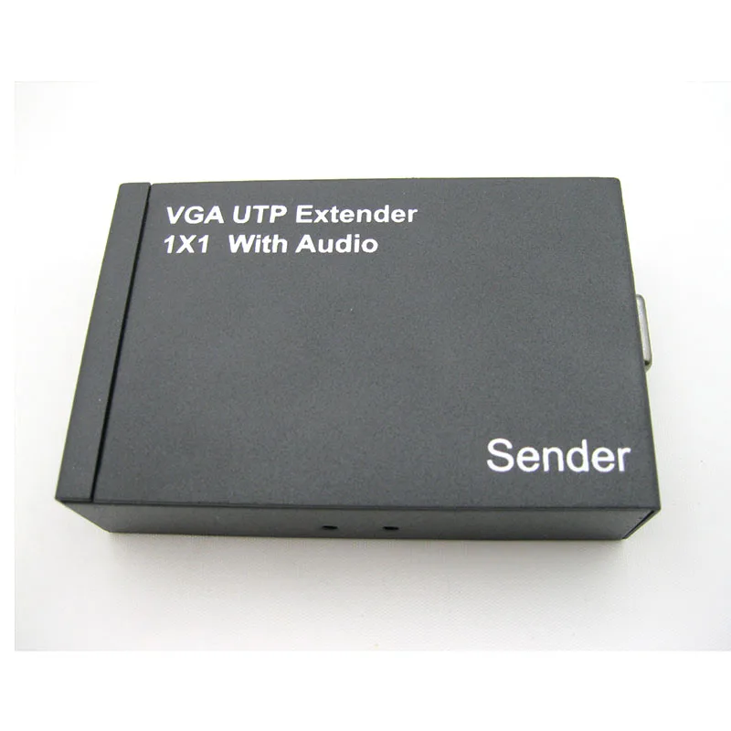 Разветвитель VGA UTP 1x1 с аудио вверх Cat5/6 до 300 м разветвитель ресивер поддержка