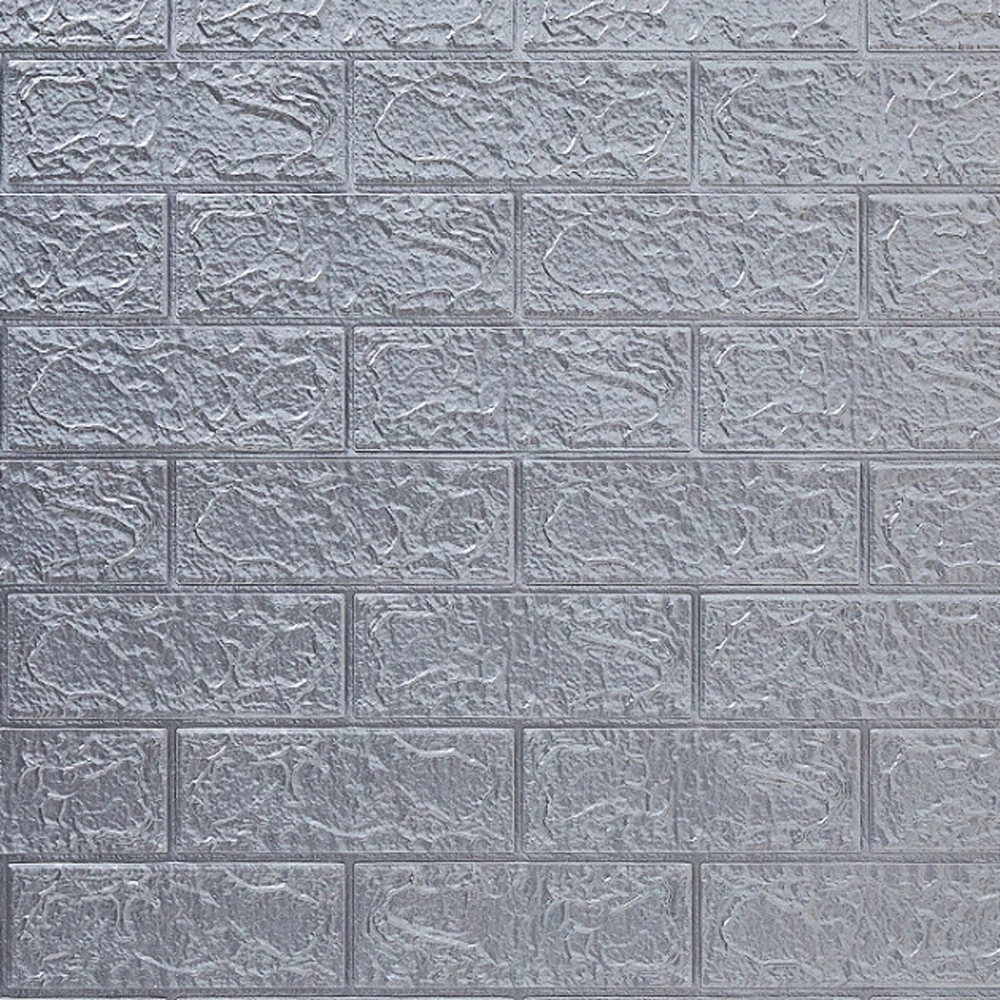 grey 70*77 3D кирпичные настенные наклейки DIY самоклеющийся Декор пенопластовое водонепроницаемое покрытие для стен обои для телевизора фон для детской гостиной - Цвет: grey