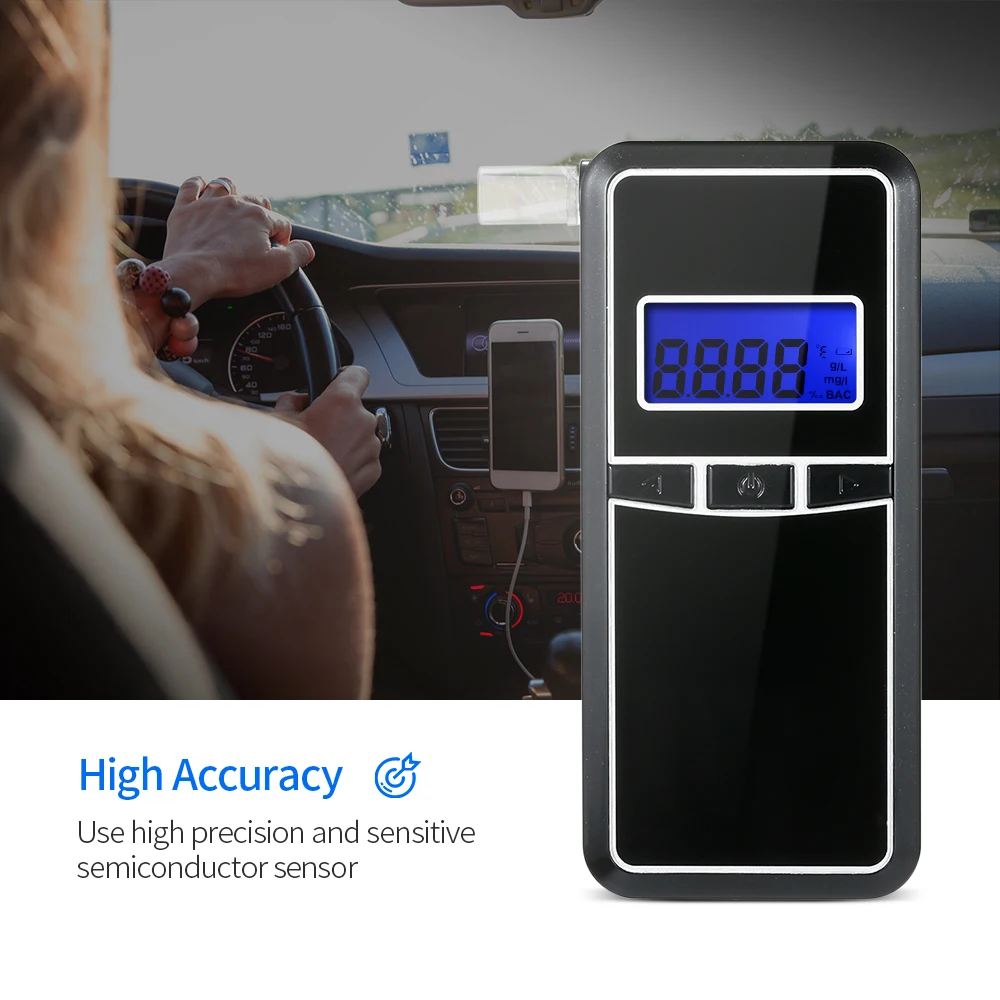 Цифровой спиртометр алкотестер устройство для обнаружения алкоголя использует