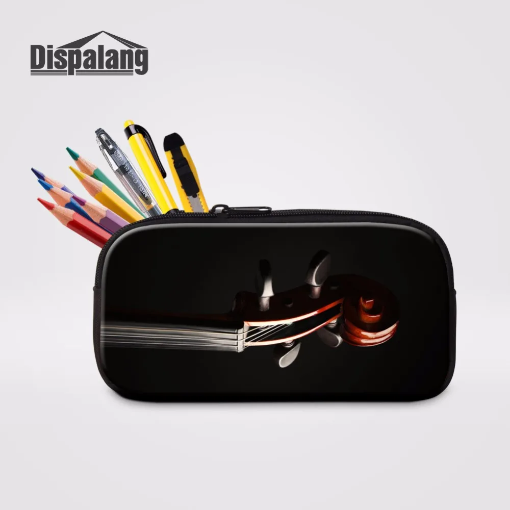 Косметичка Dispalang для девочек Портативная сумка хранения с рисунком скрипки и