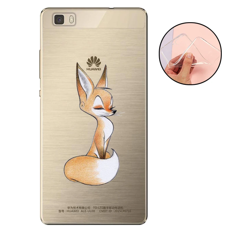 WE-MYH Чехол CROWNPRO для huawei P8 Lite, Мягкий Силиконовый ТПУ чехол s для huawei P8 Lite, защитный чехол для телефона P8 Lite - Цвет: WE-MYH