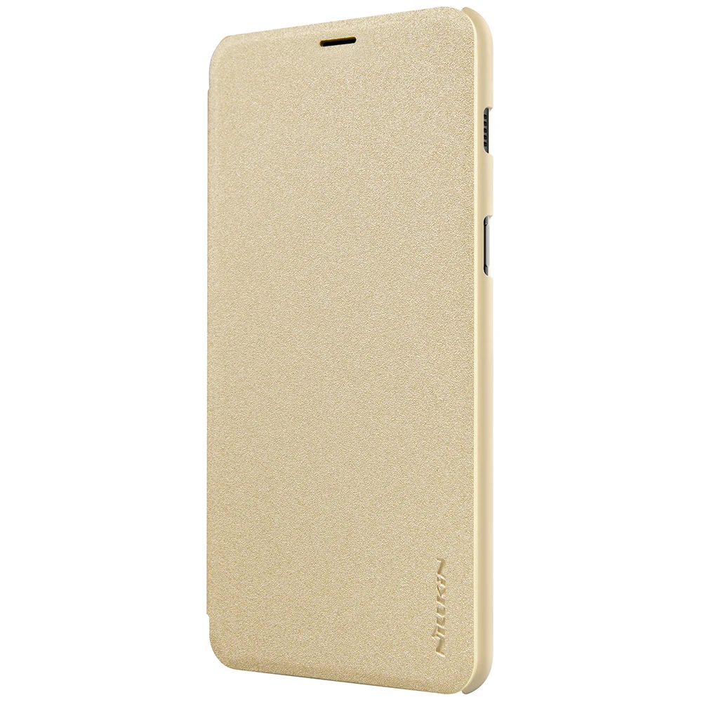 Nillkin Блестящий флип чехол для samsung Galaxy A8 2018 защитный мобильного телефона домашний