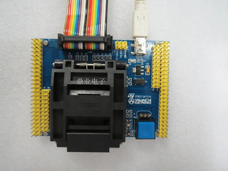 Clamshell STM32L STM32F103 LQFP144 YAMAICHI IC Burning seat Adapter testing seat Test Socket test bench in stock free shipping