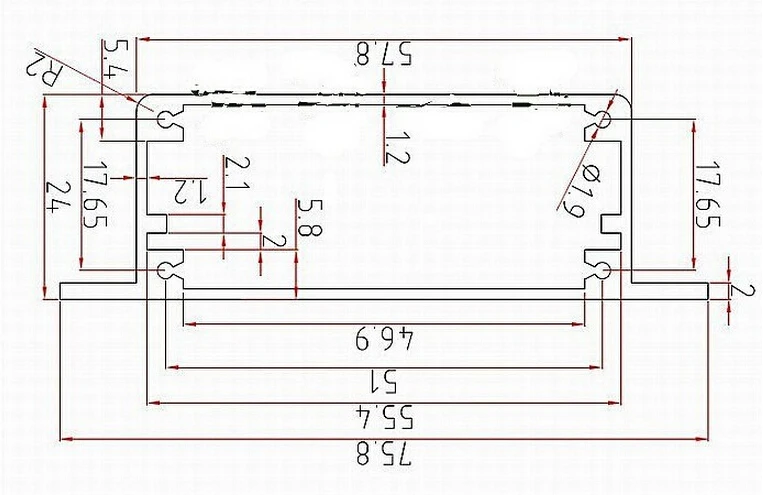 1 шт. Настенный алюминиевый корпус для электроники 24*76*80 мм | Обустройство дома
