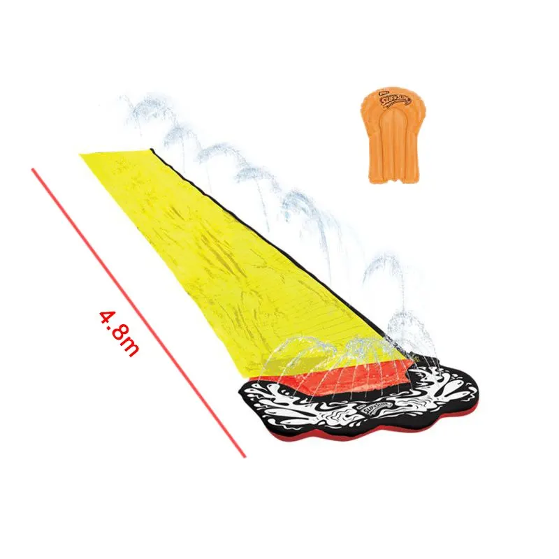 4 8 м надувная водная горка для серфинга и горки летний большой бассейн прыжков