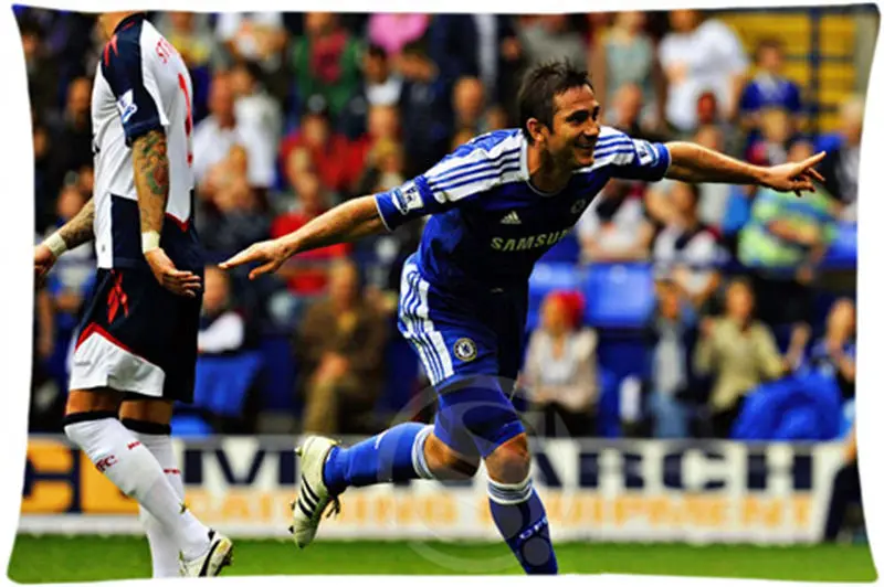 SQ00606-ZHH фрэнк lampard2 Прямоугольник Наволочки на молнии Пользовательские Подушка
