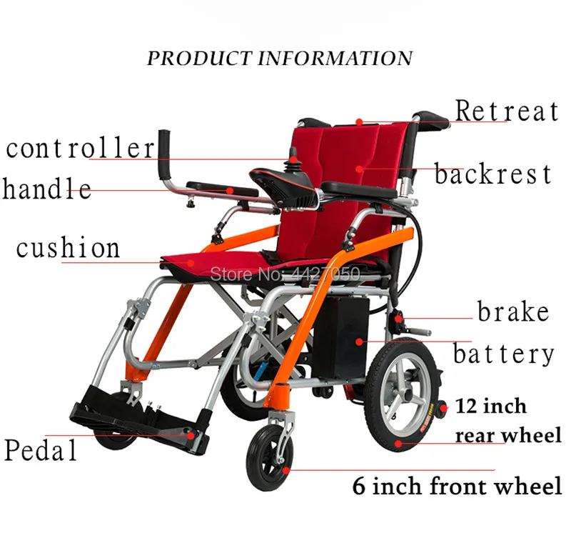 

Лидер продаж, мощное Электрическое Кресло-коляска из магниевого сплава для пожилых людей