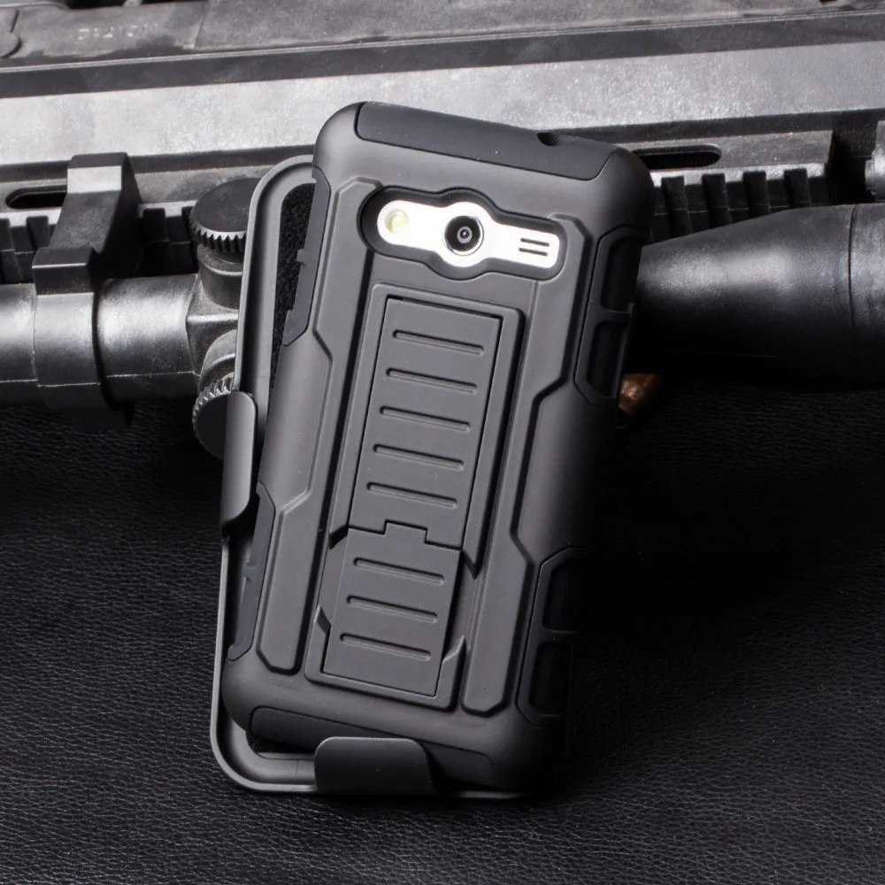 BROEYOUE Case For Samsung Galaxy Core 2 Future Holster Hybrid Hard Cover Core2 G3559 G355h Phone Cases | Мобильные телефоны и