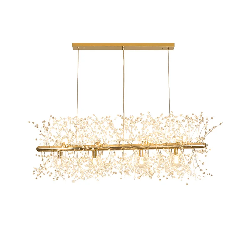 

Modern flower Gold Pendant Lights Hanglamp LED pendantLamp Kitchen light Fixtures suspension luminaire Lighting