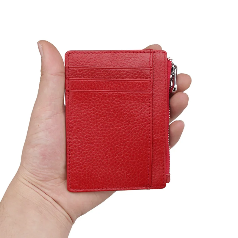 Мужские кошельки из натуральной кожи с держателем для карт высококачественные