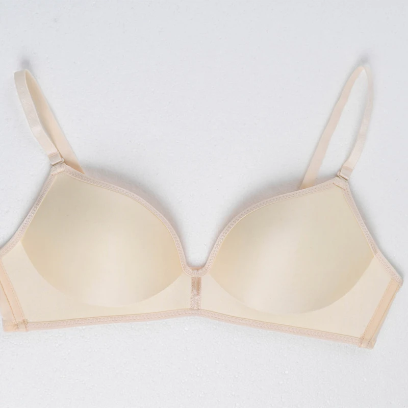 100% Nature Silk Bra Women's Underwear Wireless Real Brassiere Seamless For Young Girls | Женская одежда