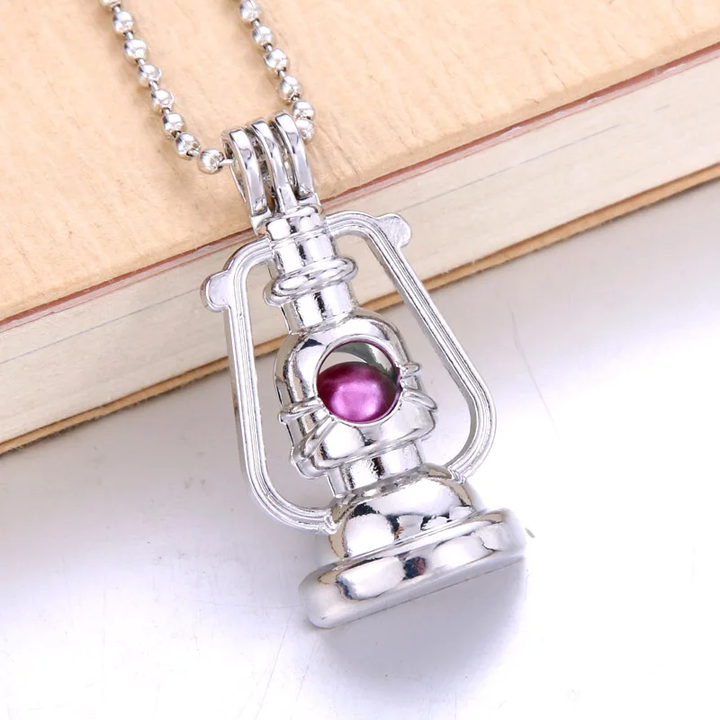 6 шт. колье браслет с алхимией жемчужная клетка медальон подвеска духи ювелирные