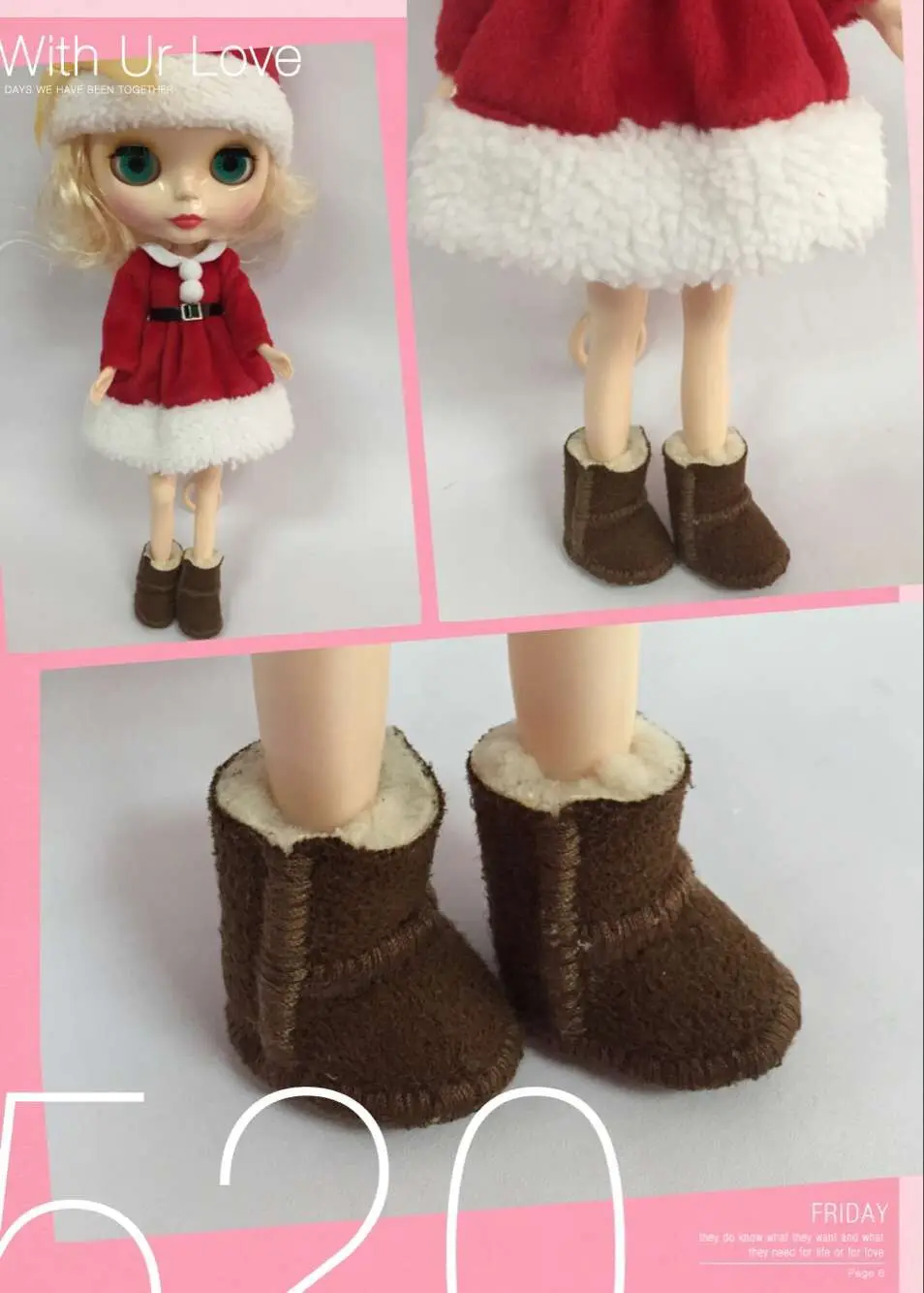 Кукольные ботинки blyth зимние 3 5 см (подходит для Блит tang kou)|shoe rack boots|boots shoes mensshoes boots