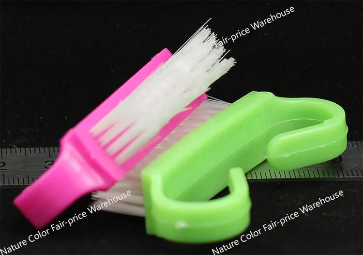 Щетка для очистки пыли дизайна ногтей инструмент среднего размера 4 ряда x 12