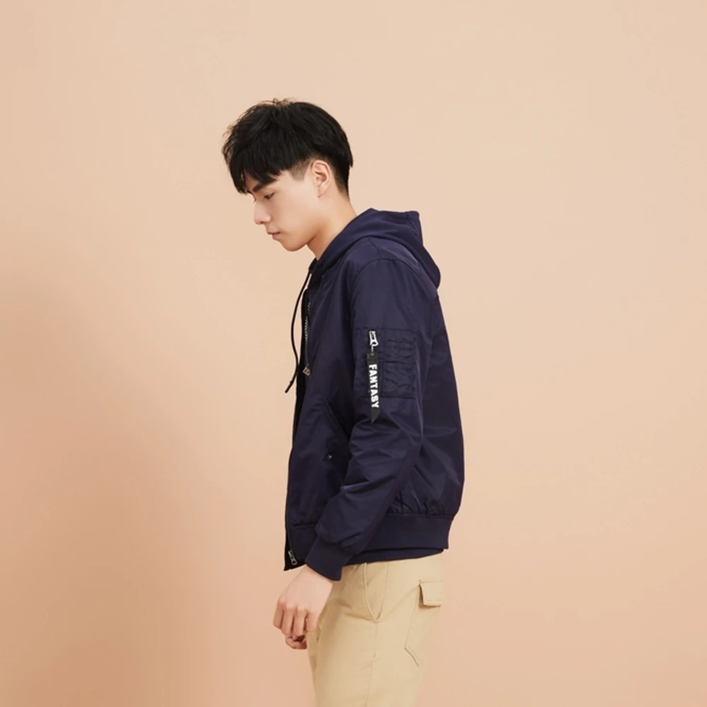 METERSBONWE Осенняя мужская куртка бомбер тонкая спортивная бейсбольная