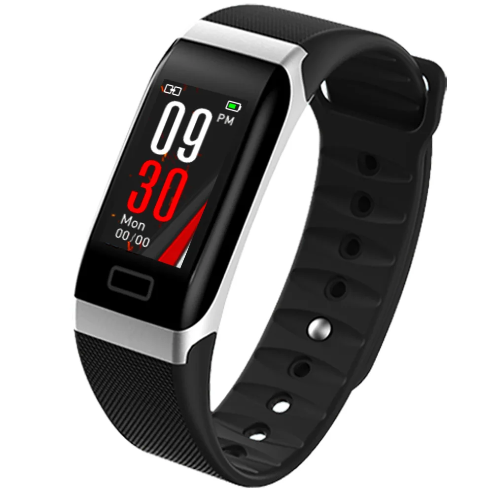 R7 Black HUACP R7 Smart Watch Sport монитор сердечного ритма крови Давление фотоплетизмографический(PPG) фитнес-трекер здоровья наручные браслет USB для зарядки - Цвет: R7 Black