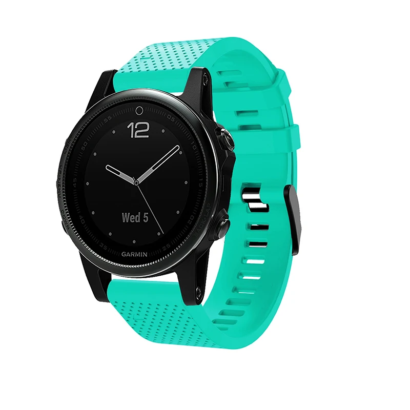 26 22 20 мм ремешок для garmin fenix 5 5X 5S Plus 3 3HR часы Quick fit Силиконовый Easyfit наручные часы ремешок для garmin fenix 5x5 5S