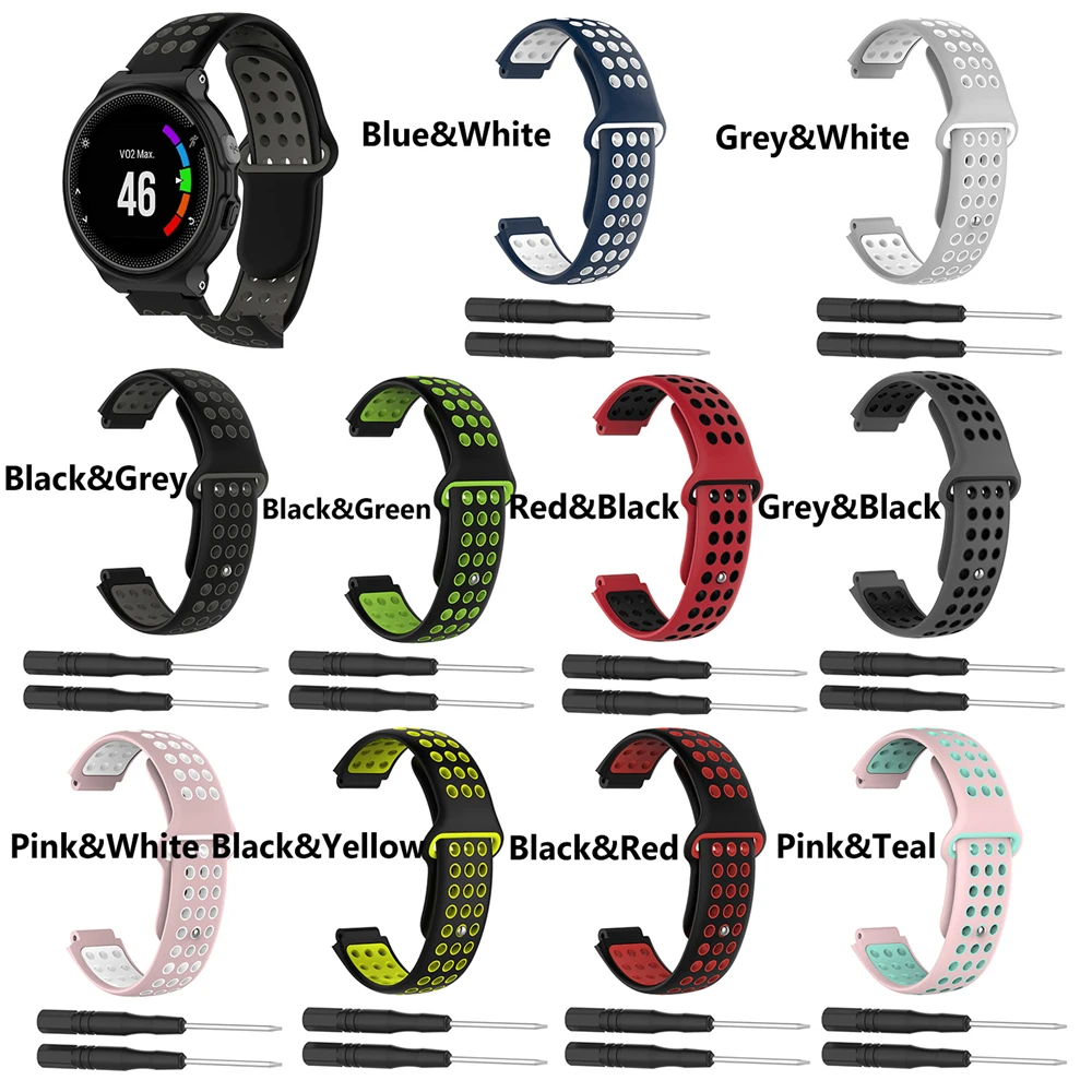 Новый силиконовый Смарт Браслет ремешок для наручных часов Garmin Forerunner 220 230 235 620 630