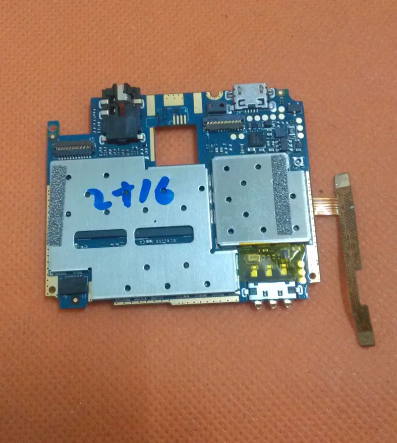 Оригинальная материнская плата 2 Гб ОЗУ + 16 ПЗУ для Doogee Y100 Pro 4G LTE MTK6735 5 дюймов 1280x720