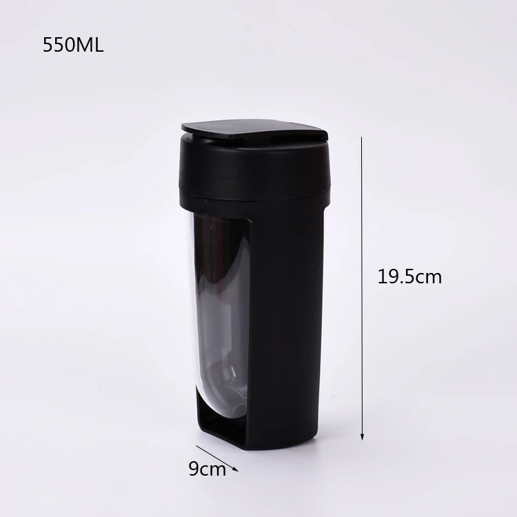 Большой рот 550 ml Протеин шейкер Фитнес походные шорты смешивания сывороточный протеин спортивный шейкер бутылки молока кофе блендер бутылка для воды