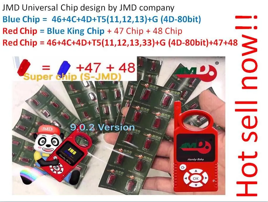 KEYECU 10 шт. X оригинальные удобные детские фишки для CBAY JMD46 / 48 4C 4D G King Chip|Ключ от авто|