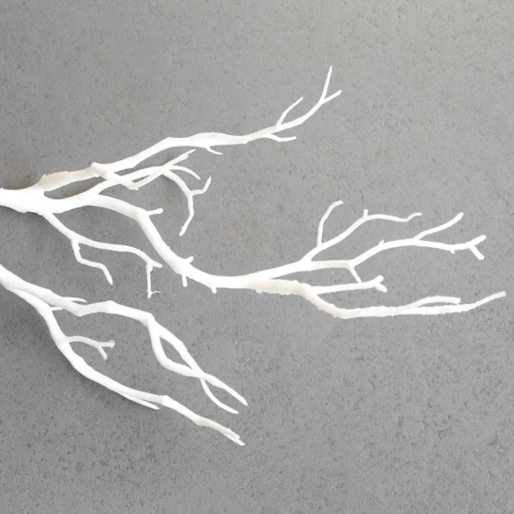 Домашний декор ствол пластик маленькая ветка с зеленым деревом сделай сам